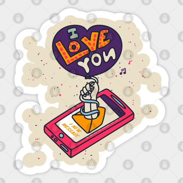 I Love You Mom - Mother day Sticker by busines_night